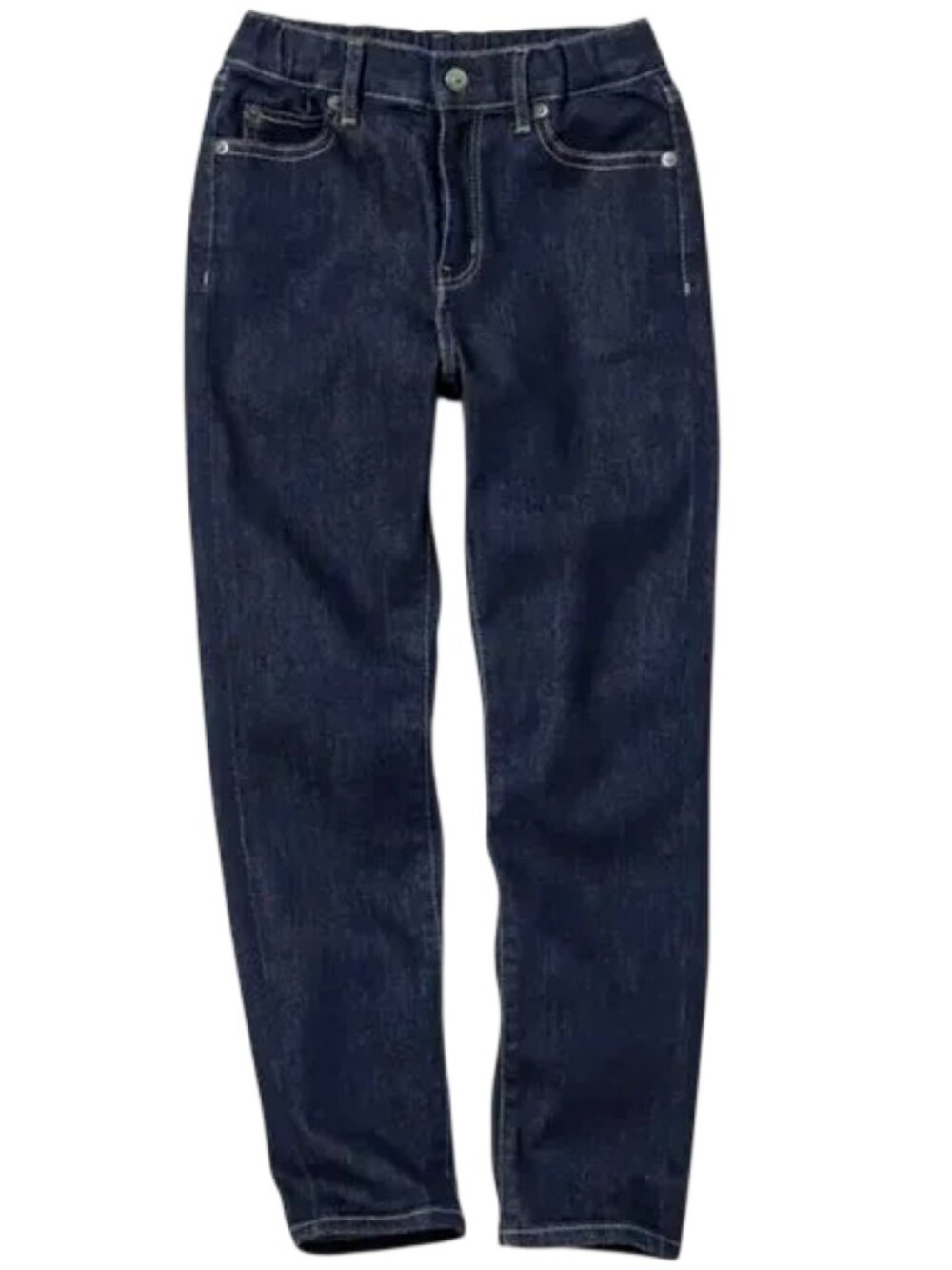 Uniqlo Kids Unisex Girls Ultra Stretch Soft Jeans Dark Wash Size 9-10 Slim Fit